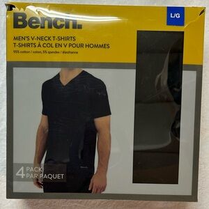 Bench Men's V-Neck T-Shirts 4-Pack